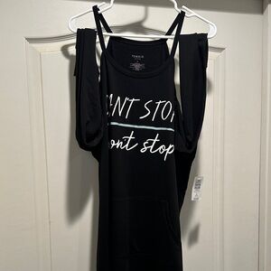 Torrid Black Graphic Sleeveless Top